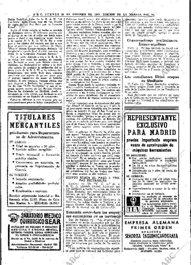 ABC MADRID 16-02-1967 página 40
