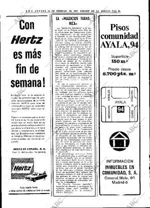 ABC MADRID 16-02-1967 página 46