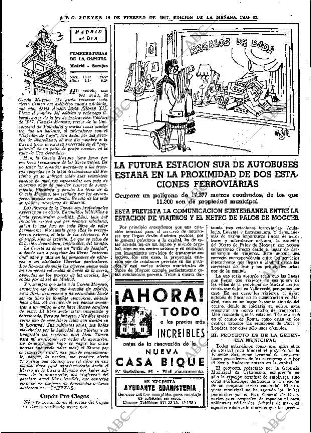 ABC MADRID 16-02-1967 página 63