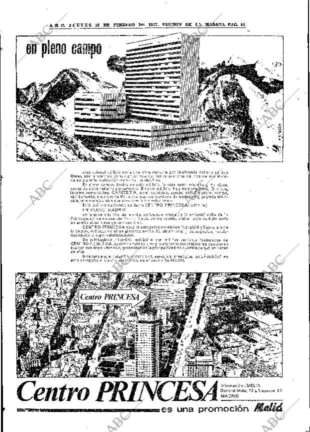 ABC MADRID 16-02-1967 página 84