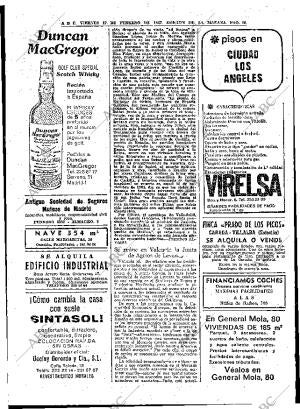ABC MADRID 17-02-1967 página 50