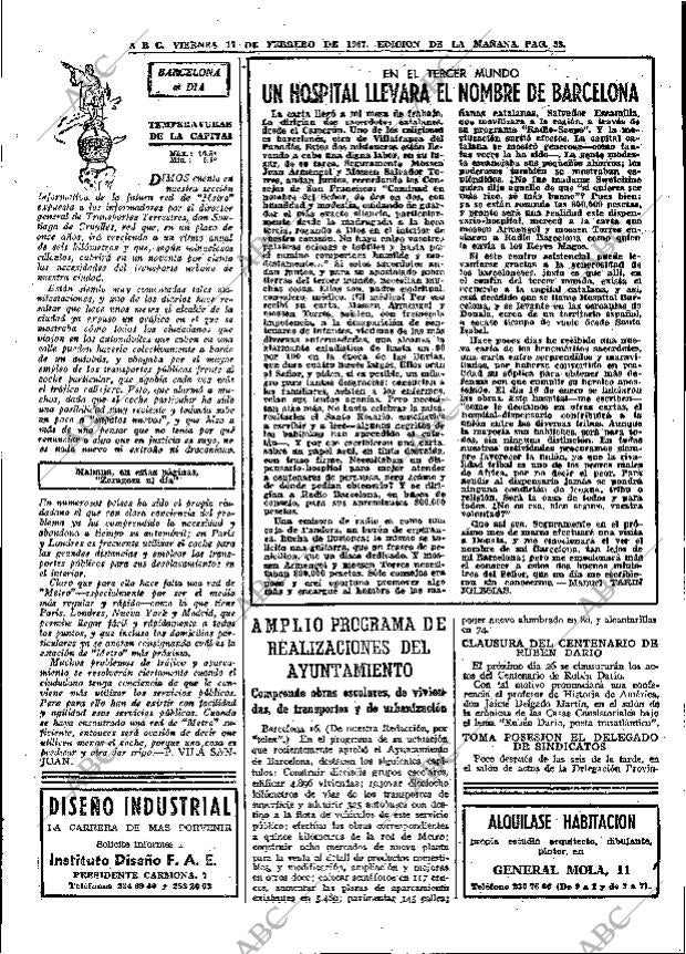 ABC MADRID 17-02-1967 página 53