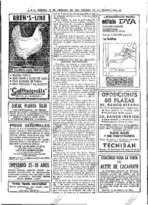 ABC MADRID 17-02-1967 página 54