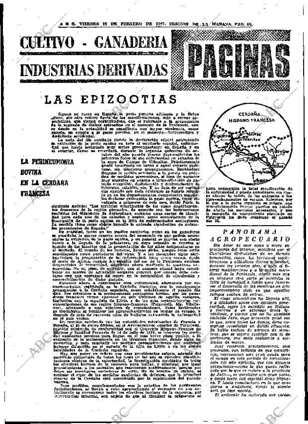 ABC MADRID 17-02-1967 página 66