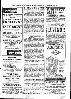 ABC MADRID 17-02-1967 página 70