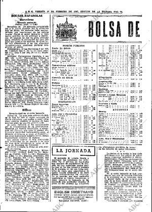 ABC MADRID 17-02-1967 página 74