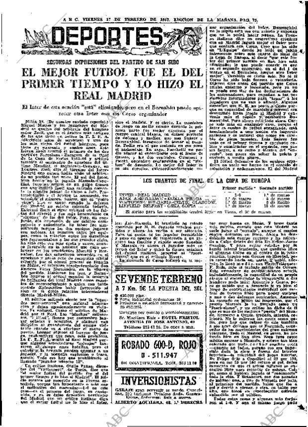 ABC MADRID 17-02-1967 página 79