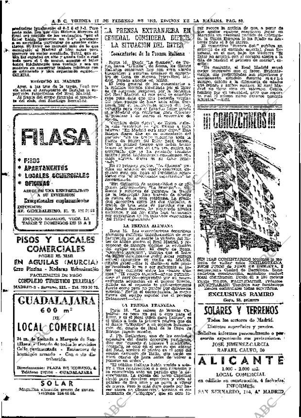 ABC MADRID 17-02-1967 página 80