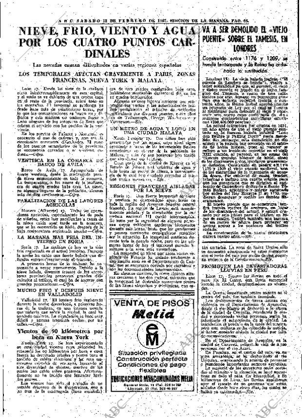 ABC MADRID 18-02-1967 página 55