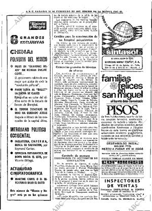 ABC MADRID 18-02-1967 página 68