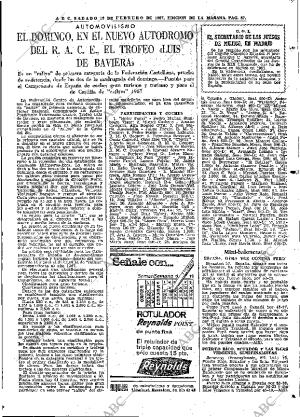 ABC MADRID 18-02-1967 página 87