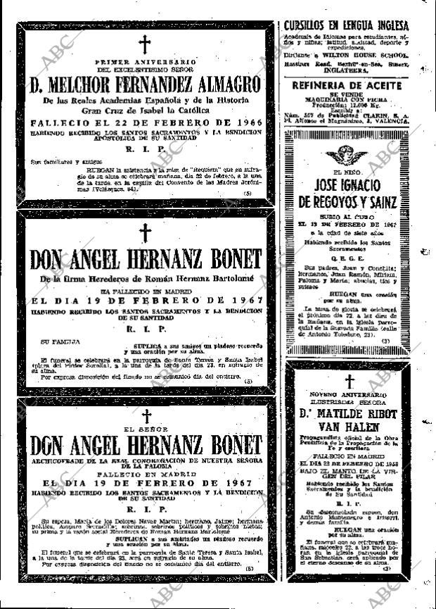 ABC MADRID 21-02-1967 página 107
