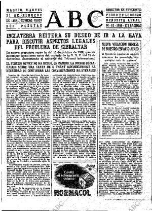ABC MADRID 21-02-1967 página 31