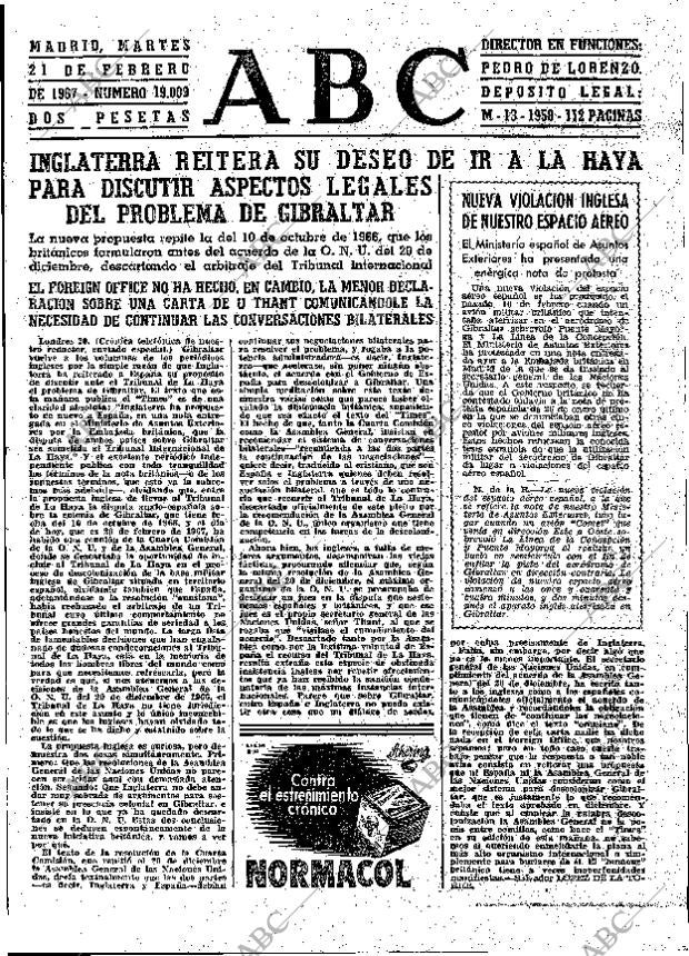ABC MADRID 21-02-1967 página 31