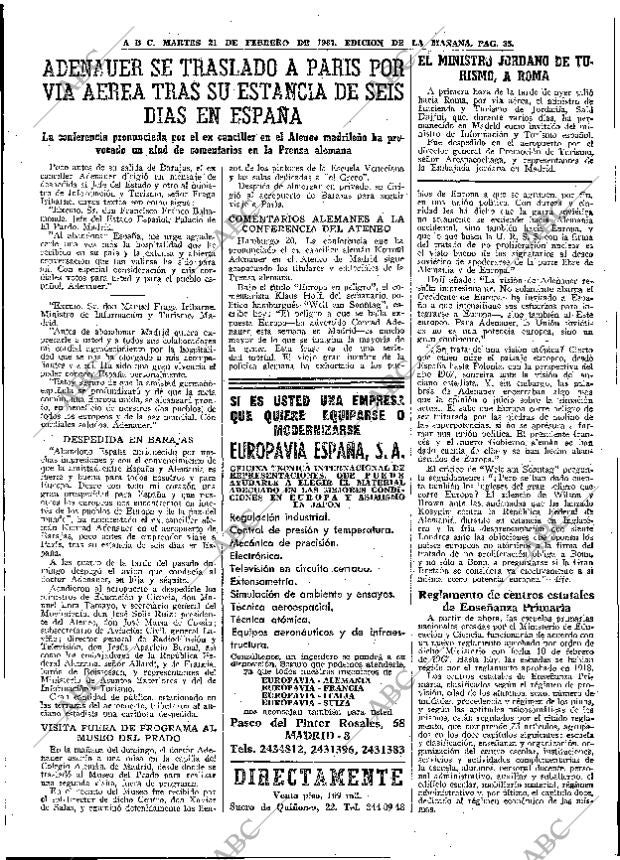 ABC MADRID 21-02-1967 página 35