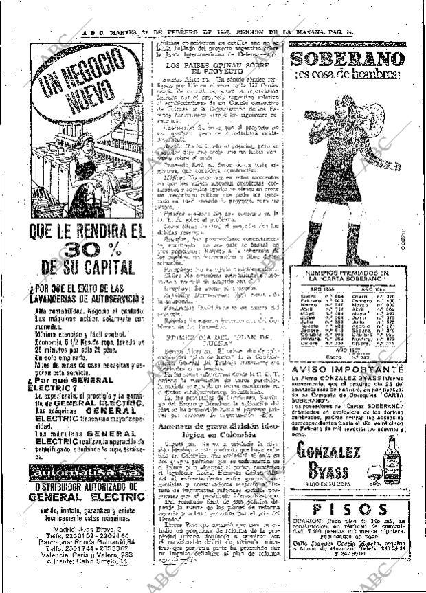ABC MADRID 21-02-1967 página 44