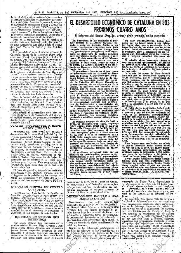 ABC MADRID 21-02-1967 página 59