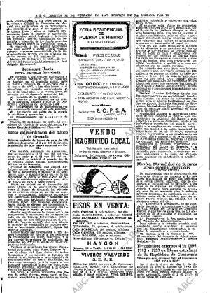 ABC MADRID 21-02-1967 página 76