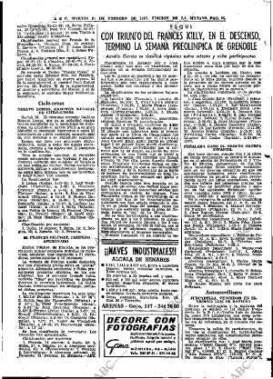 ABC MADRID 21-02-1967 página 85