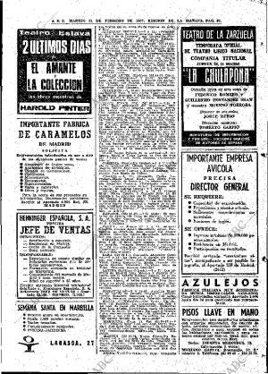 ABC MADRID 21-02-1967 página 91