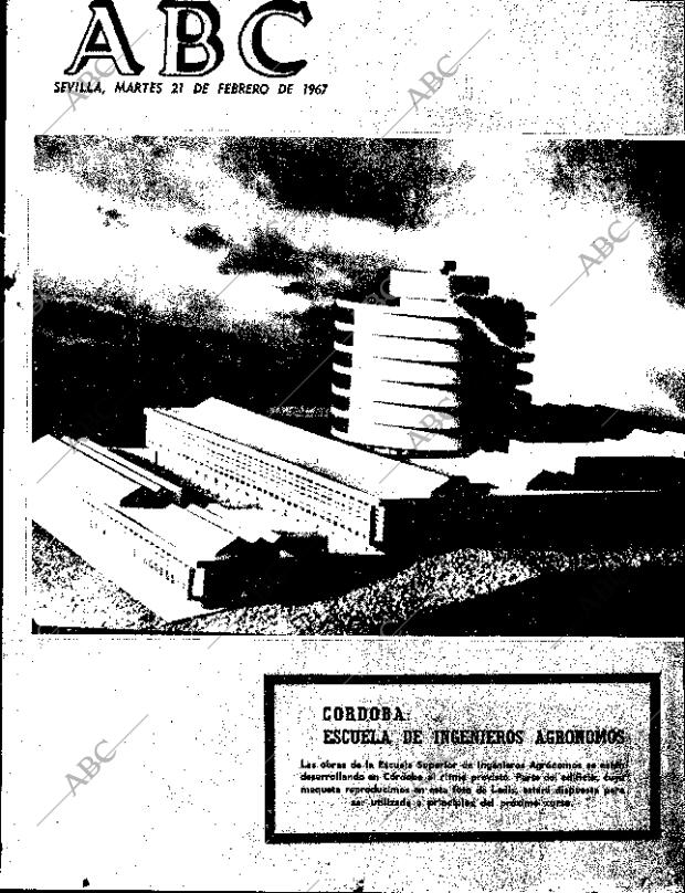 ABC SEVILLA 21-02-1967 página 1