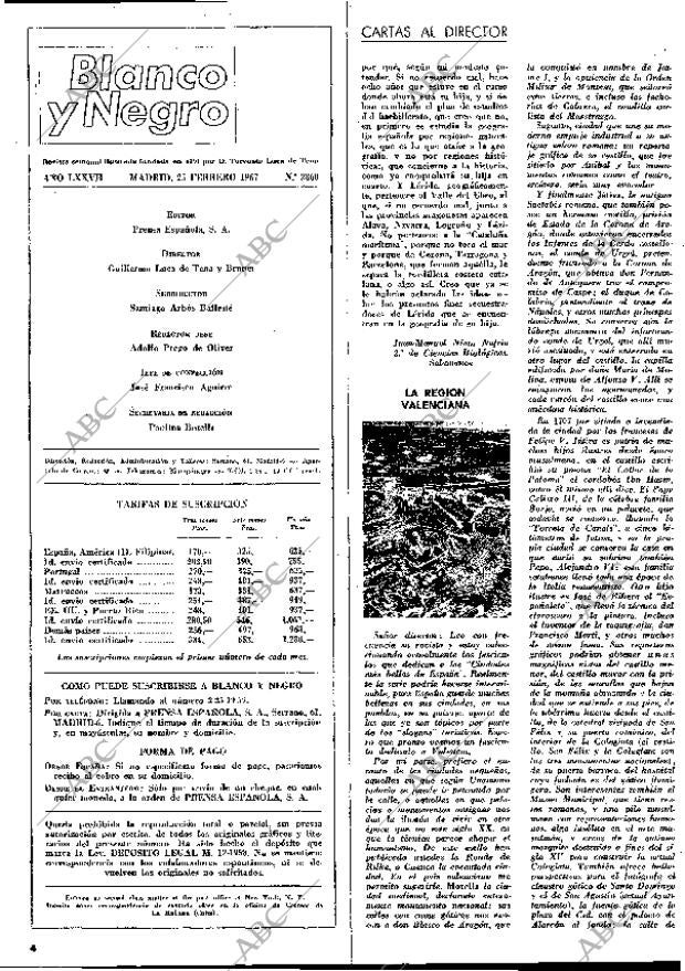 BLANCO Y NEGRO MADRID 25-02-1967 página 4