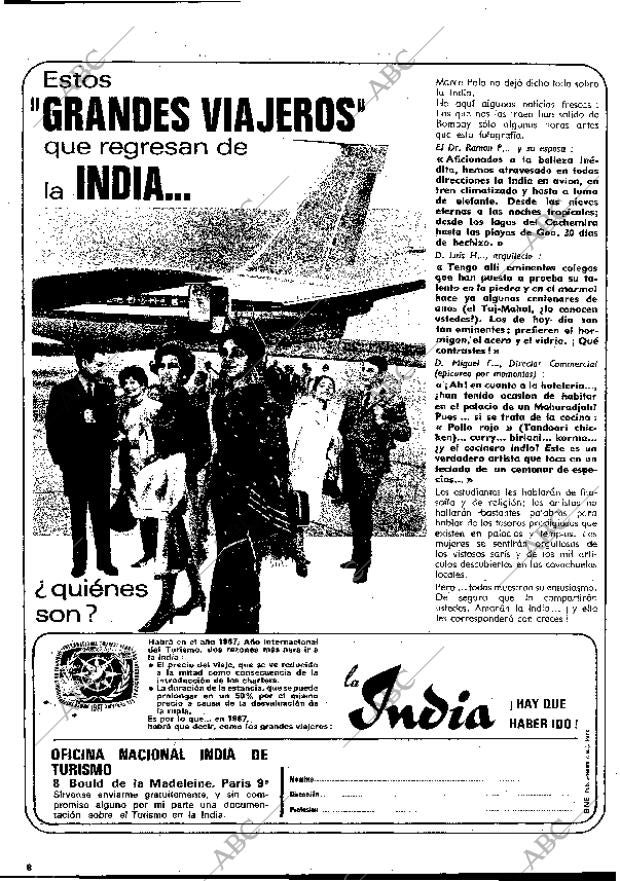 BLANCO Y NEGRO MADRID 25-02-1967 página 8