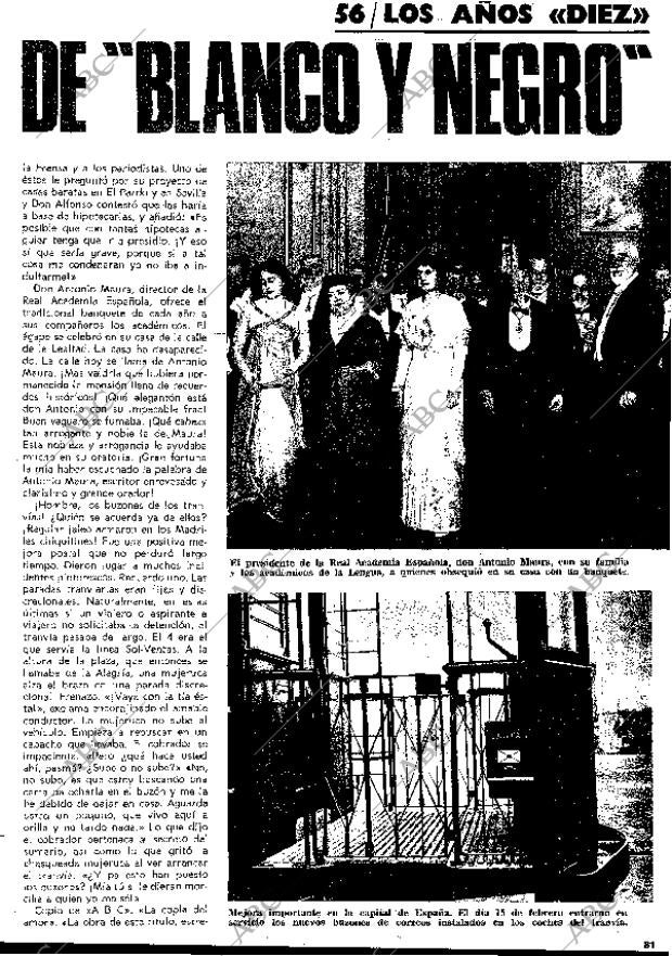 BLANCO Y NEGRO MADRID 25-02-1967 página 81