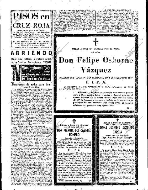 ABC SEVILLA 26-02-1967 página 88