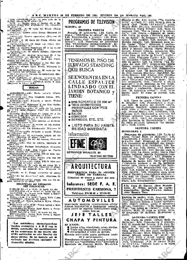 ABC MADRID 28-02-1967 página 100