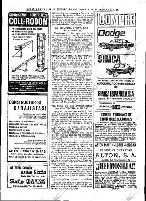 ABC MADRID 28-02-1967 página 42