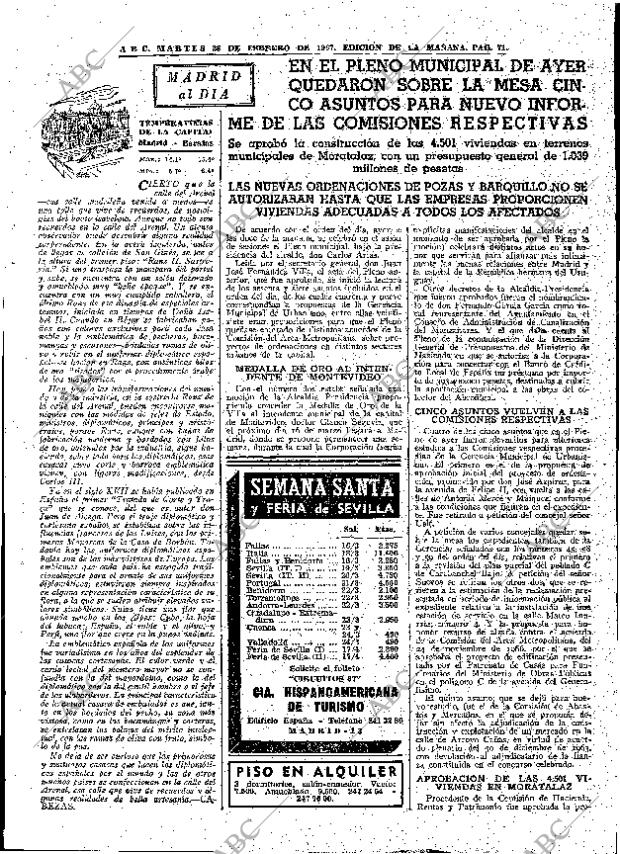 ABC MADRID 28-02-1967 página 71