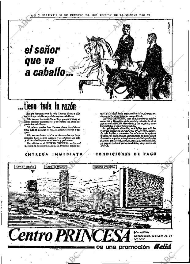 ABC MADRID 28-02-1967 página 76