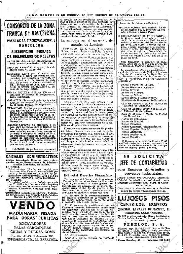 ABC MADRID 28-02-1967 página 82