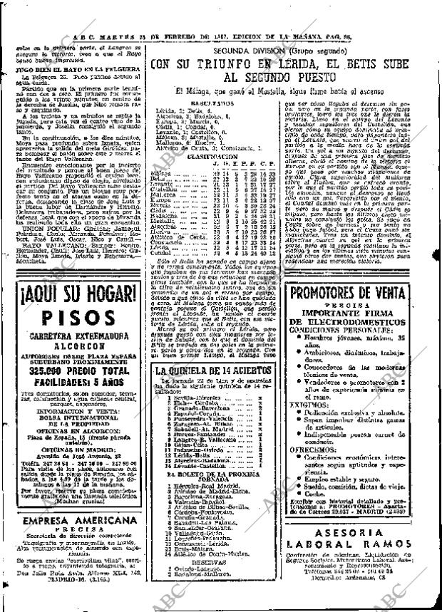 ABC MADRID 28-02-1967 página 88