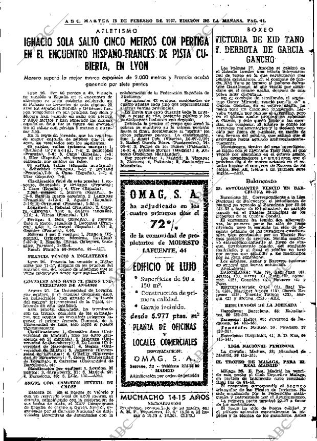 ABC MADRID 28-02-1967 página 91