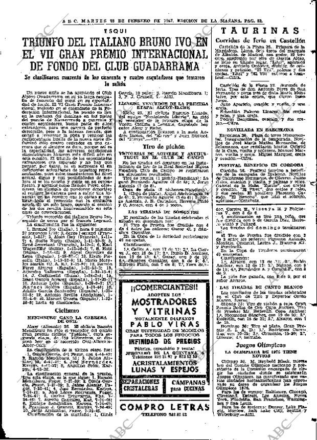 ABC MADRID 28-02-1967 página 93