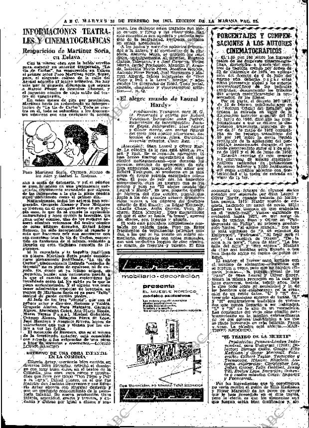 ABC MADRID 28-02-1967 página 95