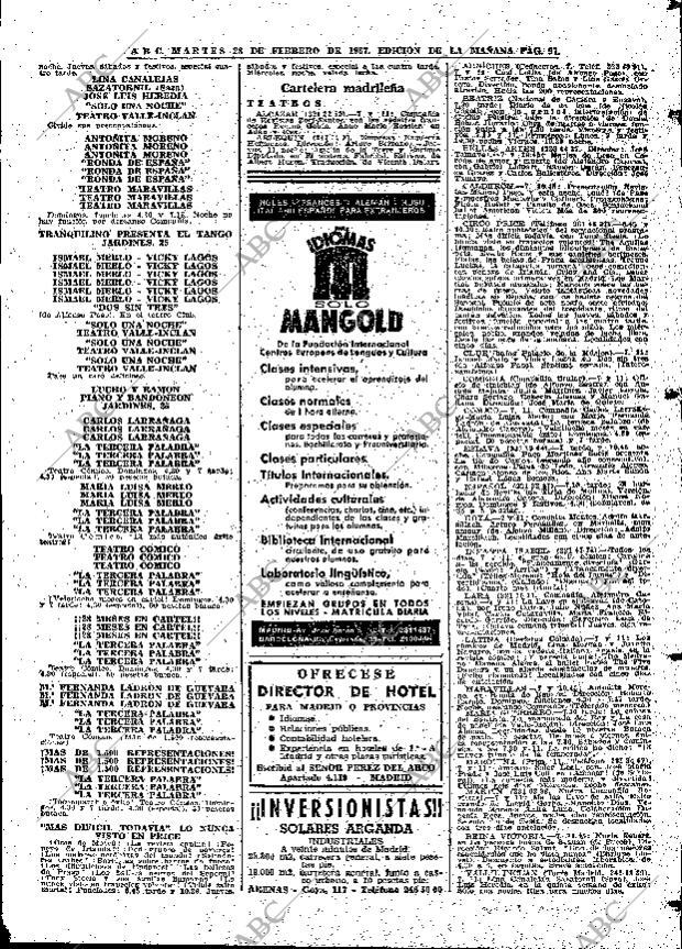 ABC MADRID 28-02-1967 página 97