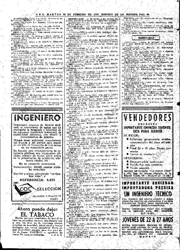 ABC MADRID 28-02-1967 página 99