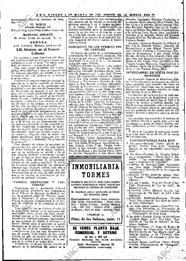 ABC MADRID 04-03-1967 página 77