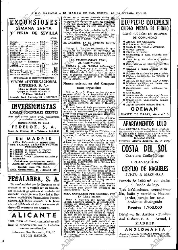 ABC MADRID 04-03-1967 página 86
