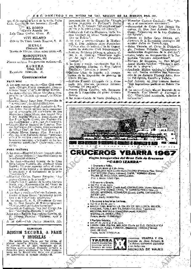ABC MADRID 05-03-1967 página 101