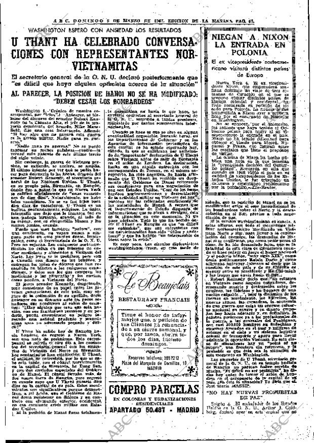 ABC MADRID 05-03-1967 página 67