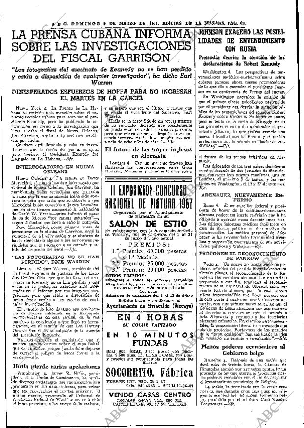 ABC MADRID 05-03-1967 página 69