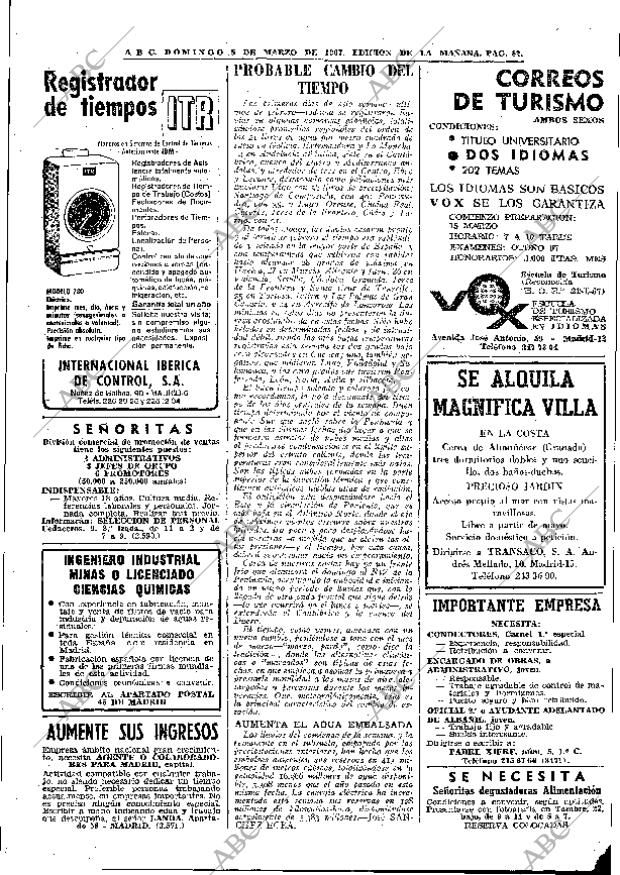 ABC MADRID 05-03-1967 página 82