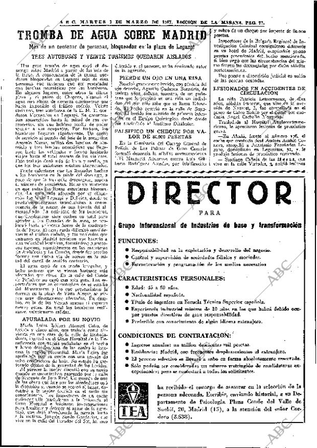 ABC MADRID 07-03-1967 página 77