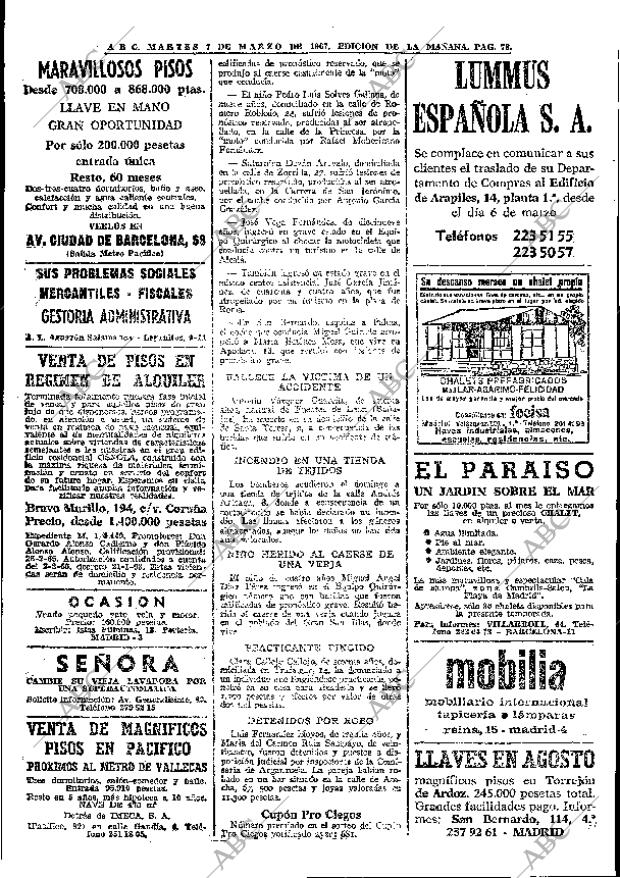 ABC MADRID 07-03-1967 página 78