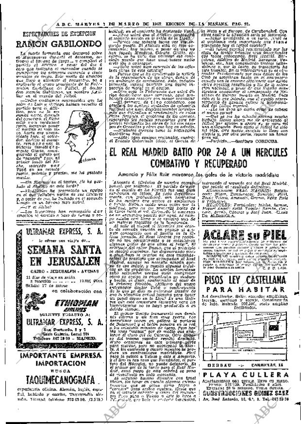 ABC MADRID 07-03-1967 página 91