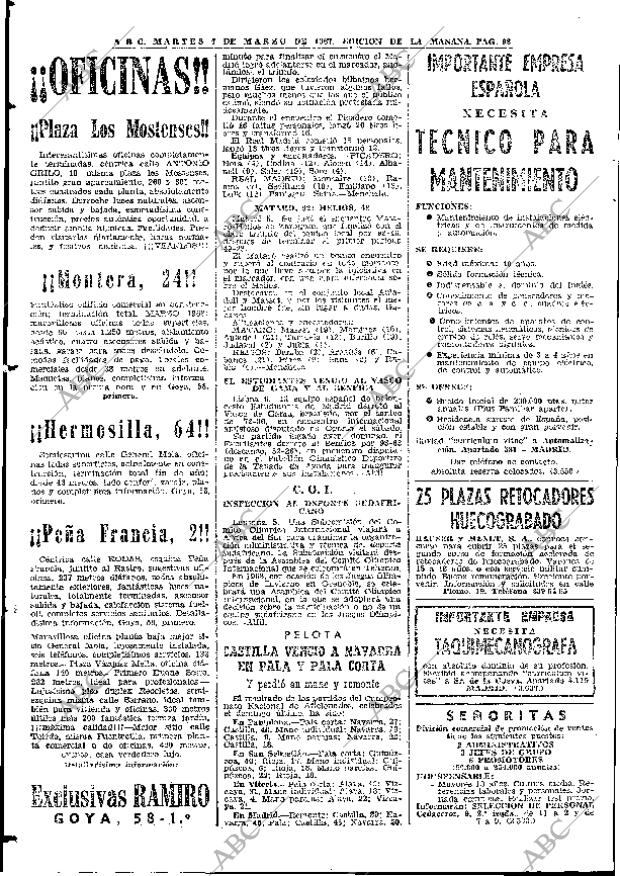 ABC MADRID 07-03-1967 página 98